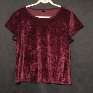 Wine velvety Tshirt